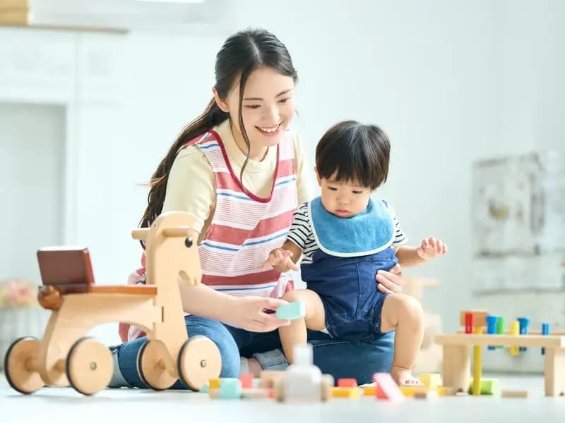 1歳児クラスの保育士のイメージ
