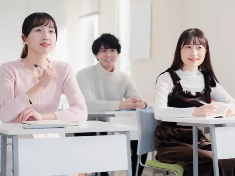 生徒が授業を受けている様子